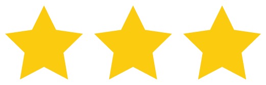 3 Stars rating